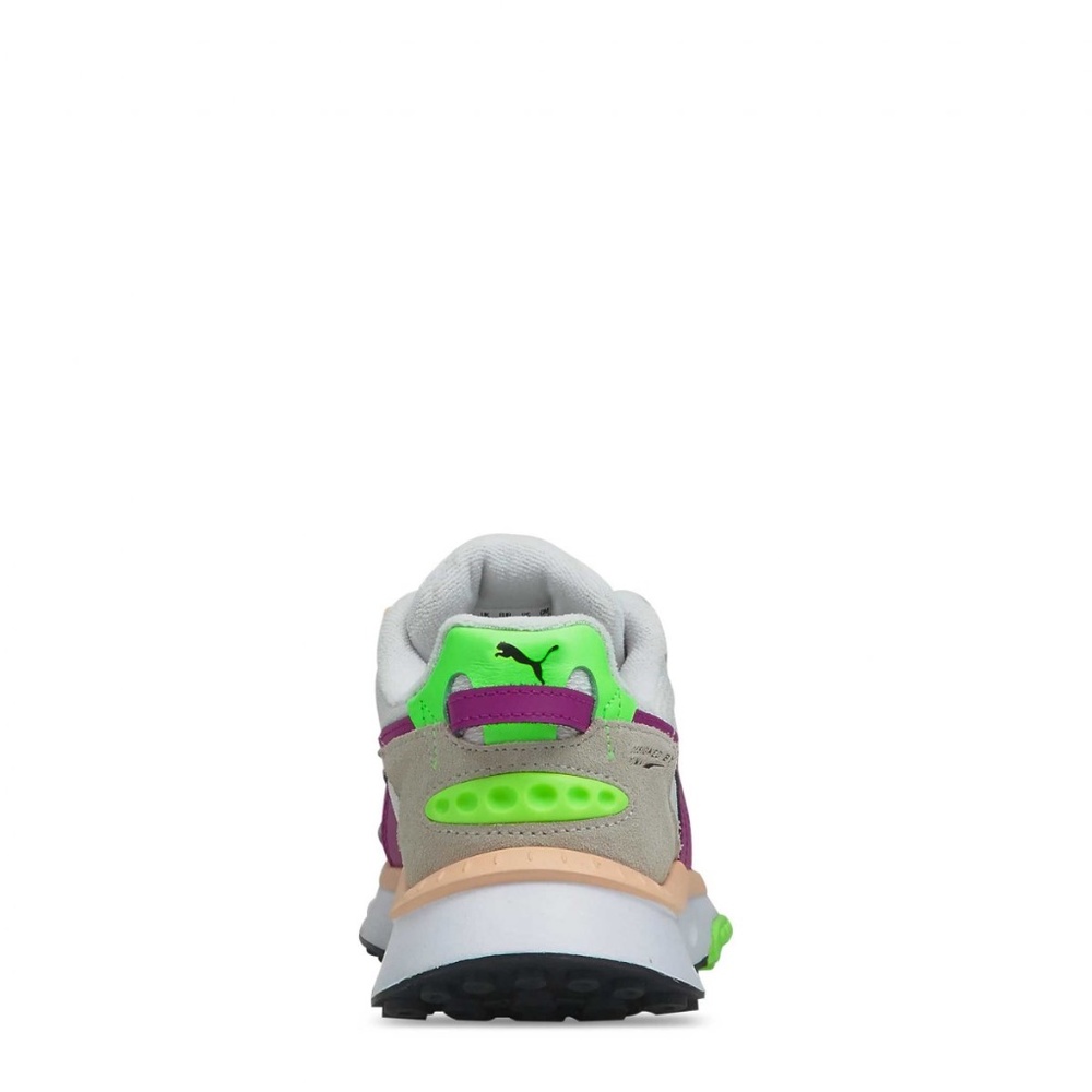 Puma Wild Rider NRG Low Womens Running Shoes White Gray Pink 382745-02 NEW Multi - Picture 5 of 6